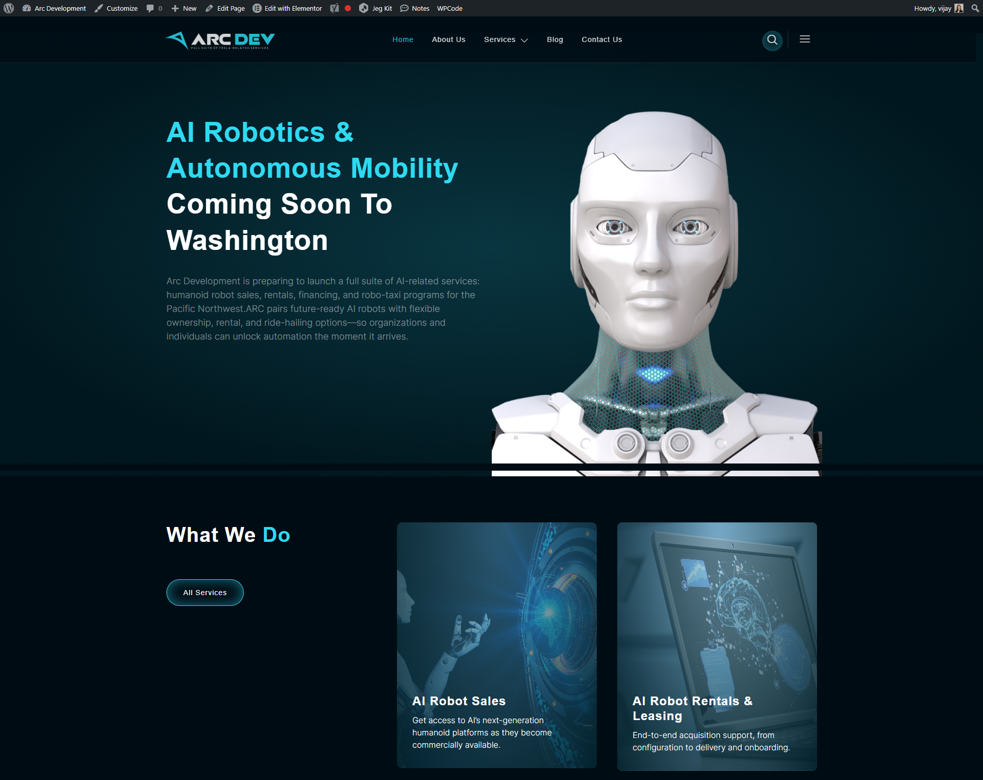 Arc Development Corporate Website